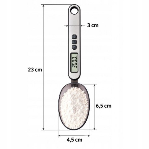 ŁYŻKA WAGA TY-807E CZARNA (100)