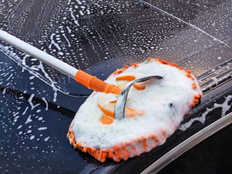 Mop do mycia samochodu mikrofibra 2 sztuki teleskopowy szczotka do auta