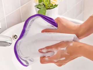 Ochronna podkładka do prasowania na materiał termoodporna siatka 90x40 cm