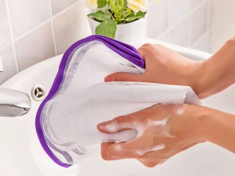 Ochronna podkładka do prasowania na materiał termoodporna siatka 90x40 cm