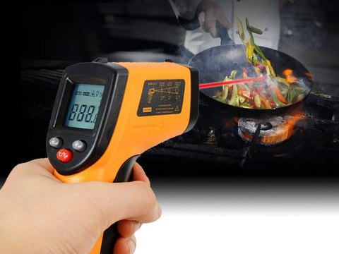 Pirometr termometr laserowy bezdotykowy -50 +380°c
