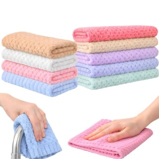 Ścierki kolorowe z mikrofibry zestaw 5 szt 30x30 cm do kuchni domu chłonne