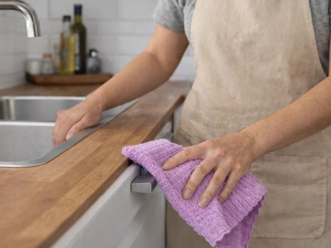 Ścierki kolorowe z mikrofibry zestaw 5 szt 30x30 cm do kuchni domu chłonne