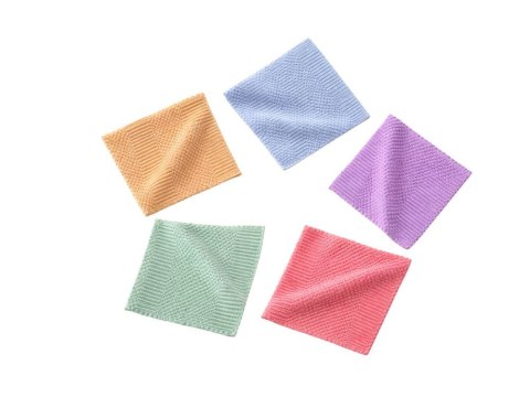 Ścierki kolorowe z mikrofibry zestaw 5 szt 30x30 cm do kuchni domu chłonne