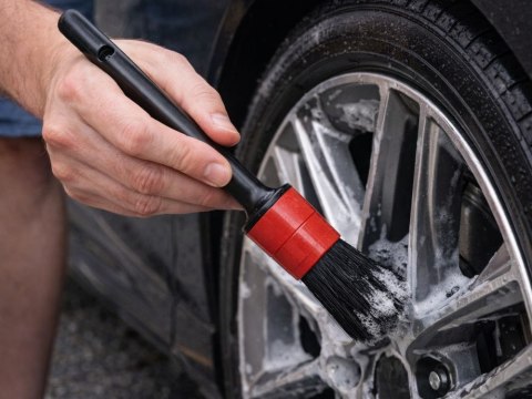 Zestaw pędzli detailingowych do auta mikrofibra czyszczenie wnętrza felg
