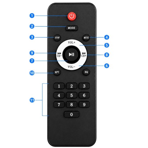 Duży głośnik bezprzewodowy bluetooth przenośny usb radio fm aux karaoke