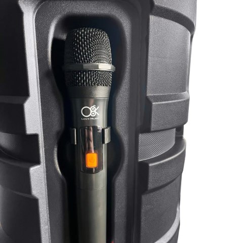 Duży głośnik bezprzewodowy bluetooth przenośny usb radio fm aux karaoke