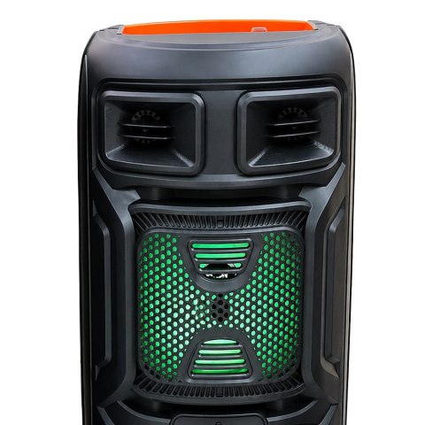 Głośnik bezprzewodowy bluetooth przenośny usb radio fm aux karaoke duży