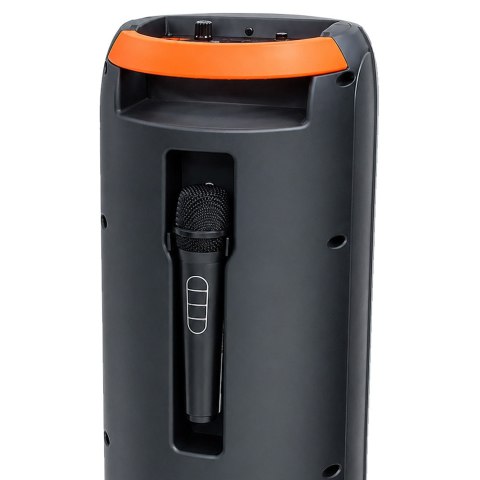 Głośnik bezprzewodowy bluetooth przenośny usb radio fm aux karaoke duży