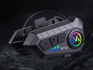 Interkom motocyklowy bluetooth y10 dla motocyklistów asystent głosowy