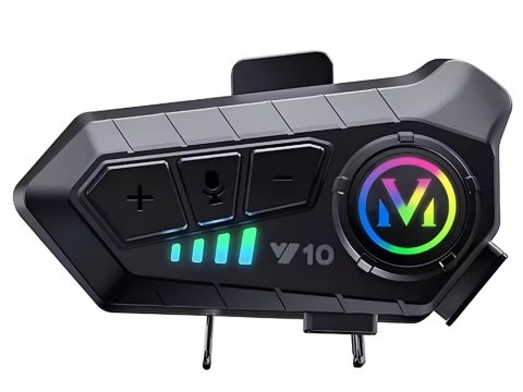 Interkom motocyklowy bluetooth y10 dla motocyklistów asystent głosowy