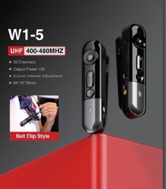 MINI INTERKOM PRZYPINANY W1-5 (100)