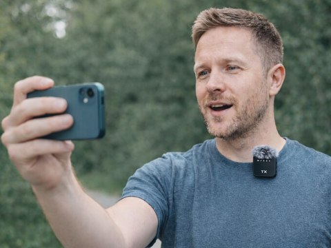 Mikrofon bezprzewodowy krawatowy do telefonów laptopa transmisji 2szt