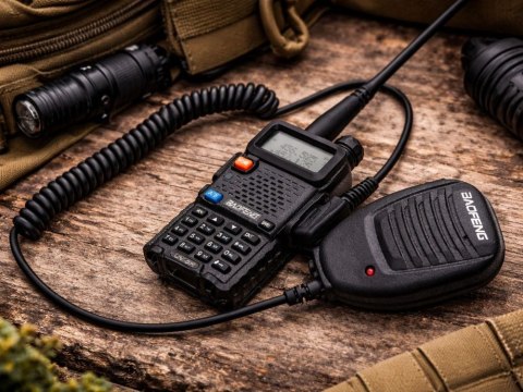 Mikrofonogłośnik baofeng gruszka ptt do radiotelefonów krótkofalówek bf-888