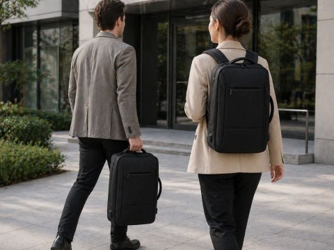 Plecak biznesowy męski na laptop usb elegancki czarny pojemny miejski