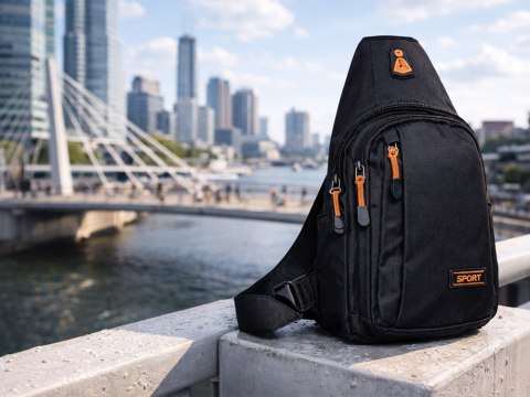 Plecak miejski na jedno ramię kompaktowy unisex torba lekki sportowy mały