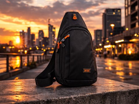 Plecak miejski na jedno ramię kompaktowy unisex torba lekki sportowy mały