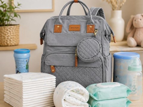 Plecak wielofunkcyjny z łóżeczkiem usb organizer duży pojemny mommy bag