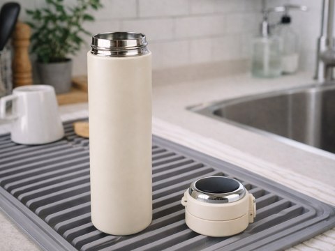 Termos kubek termiczny do kawy z ustnikiem 400ml wyświetlacz temperatury