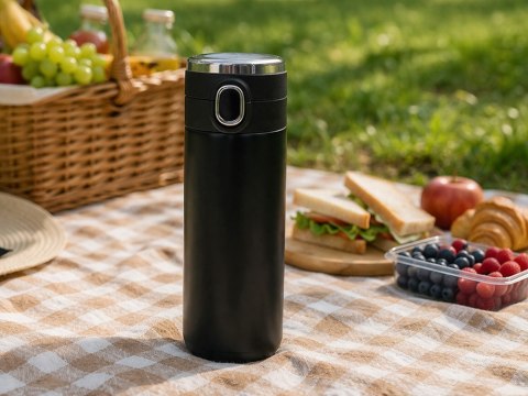 Termos kubek termiczny do kawy z ustnikiem 400ml wyświetlacz temperatury