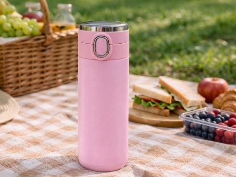 Termos kubek termiczny do kawy z ustnikiem 400ml wyświetlacz temperatury