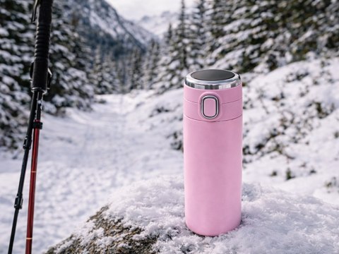 Termos kubek termiczny do kawy z ustnikiem 400ml wyświetlacz temperatury
