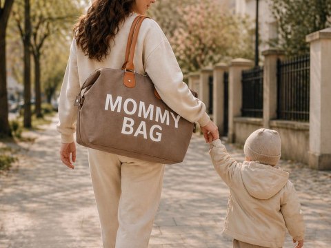 Torba dla mamy mommy bag duża zestaw 3w1 organizer kosmetyczka + przegrody