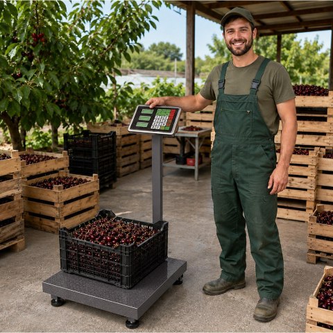 Waga magazynowa sklepowa elektroniczna 100kg lcd