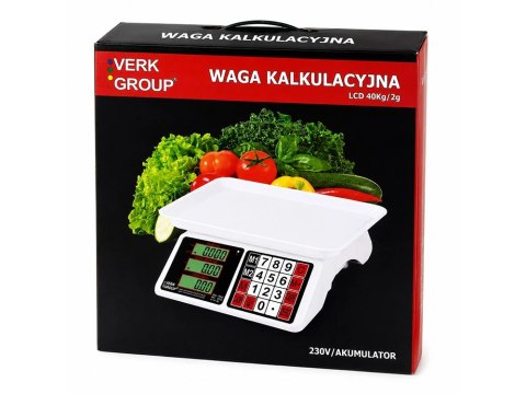 Waga sklepowa elektroniczna kalkulacyjna 40kg 2g