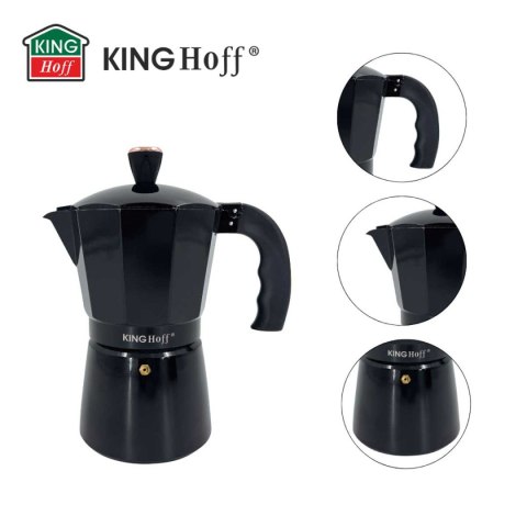 KAWIARKA ZAPARZACZ DO KAWY 450ml KINGHOFF KH-1884 INDUKCJA