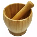 KUCHENNY MOŹDZIERZ BAMBUSOWY 9cm KINGHOFF KH-1616