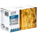 KURTYNA ŚWIETLNA 300 LED 3m Z PILOTEM 839439 BIAŁY CIEPŁY