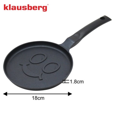 PATELNIA DO UŚMIECHNIĘTYCH NALEŚNIKÓW 18cm KLAUSBERG KB-7971