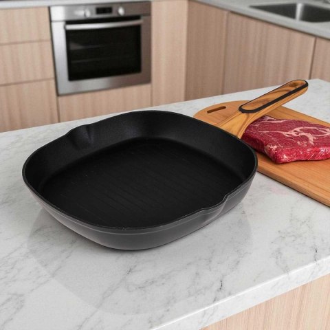 PATELNIA GRILLOWA MULTICLAD 28cm BERGNER BG-56041 CHARCOAL