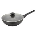 PATELNIA MARMURKOWA GŁĘBOKA WOK 28cm Z POKRYWĄ KLAUSBERG 28cm KB-7990