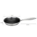 PATELNIA STALOWA 22cm Z POWŁOKĄ PLASTER MIODU E-7546