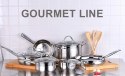 PATELNIA STALOWA 24cm GOURMET LINE BERGNER BG-32161 XYLAN